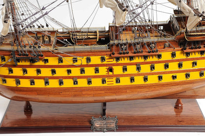 ALDO Hobbies & Creative Arts> Collectibles> Scale Model HMS Victory Admiral Nelson Flagship Tall Ship Large Sailboat Exclusive Edition Wood Painted Model Assembled