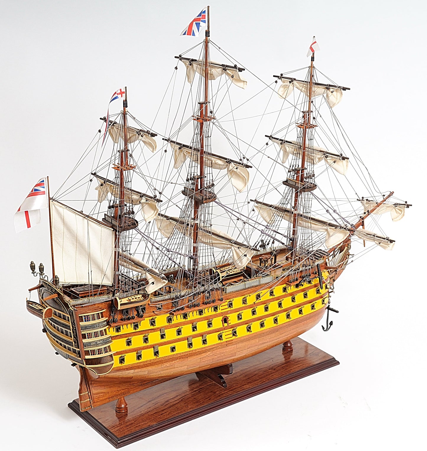 ALDO Hobbies & Creative Arts> Collectibles> Scale Model HMS Victory Admiral Nelson Flagship Tall Ship Large Sailboat Exclusive Edition Wood Painted Model Assembled