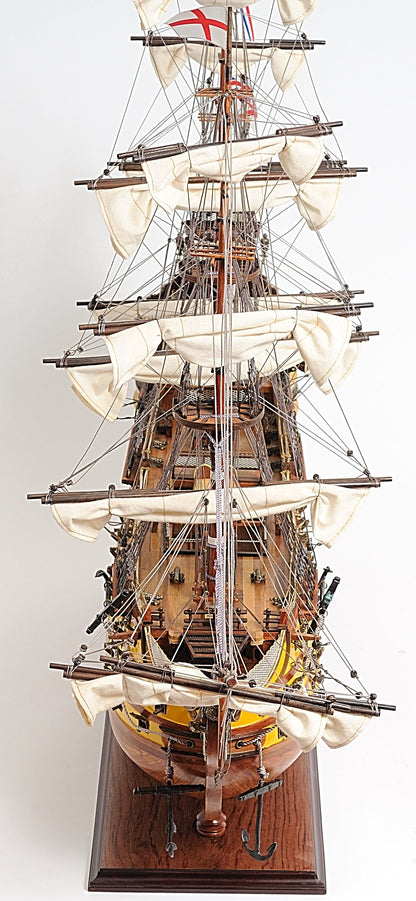 ALDO Hobbies & Creative Arts> Collectibles> Scale Model HMS Victory Admiral Nelson Flagship Tall Ship Large Sailboat Exclusive Edition Wood Painted Model Assembled