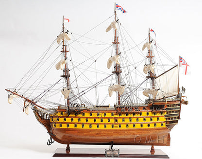 ALDO Hobbies & Creative Arts> Collectibles> Scale Model HMS Victory Admiral Nelson Flagship Tall Ship Large Sailboat Exclusive Edition Wood Painted Model Assembled