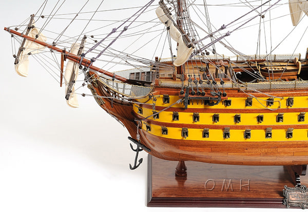 ALDO Hobbies & Creative Arts> Collectibles> Scale Model HMS Victory Admiral Nelson Flagship Tall Ship Large Sailboat Exclusive Edition Wood Painted Model Assembled