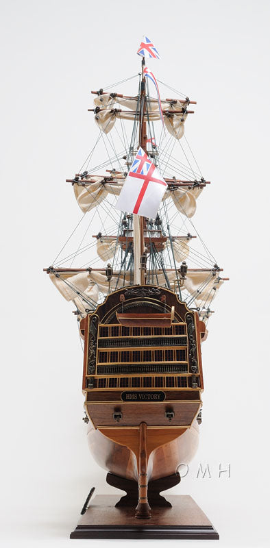 ALDO Hobbies & Creative Arts> Collectibles> Scale Model HMS Victory Admiral Nelsons Flagship Tall Ship Midsize EE Wood Model Sailboat Assembled