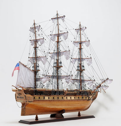 ALDO Hobbies & Creative Arts> Collectibles> Scale Model L: 31 W: 10 H: 25 Inches / NEW / Wood USS Constitution Old Ironsides Tall Ship Wood Medium Model Sailboat Assembled