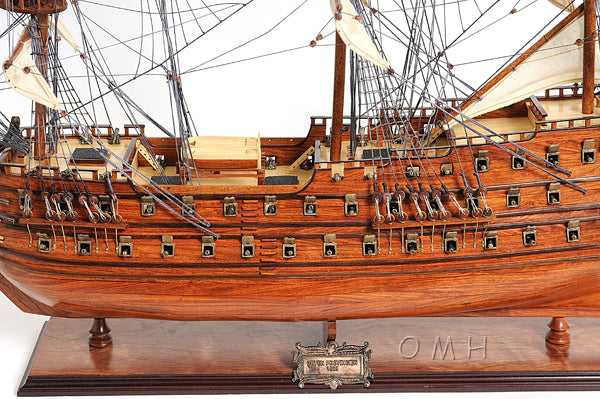 ALDO Hobbies & Creative Arts> Collectibles> Scale Model L: 36.7 W: 11.75 H: 31.7 Inches / NEW / Wood De Zeven Provinciën Dutch Roya Navy Tall Ship Wood  Large Model Sailboat Assembled