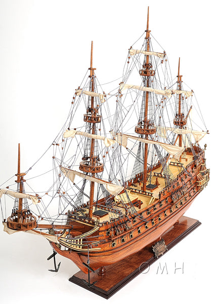 ALDO Hobbies & Creative Arts> Collectibles> Scale Model L: 36.7 W: 11.75 H: 31.7 Inches / NEW / Wood De Zeven Provinciën Dutch Roya Navy Tall Ship Wood  Large Model Sailboat Assembled