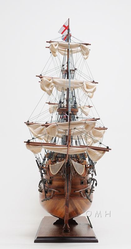 ALDO Hobbies & Creative Arts> Collectibles> Scale Model L: 40 W: 13.75 H: 69 Inches / Brown / Wood HMS Victory Admiral Nelson Flagship Tall Ship Large Sailboat Exclusive Edition Wood Model Assembled With Floor Display Case