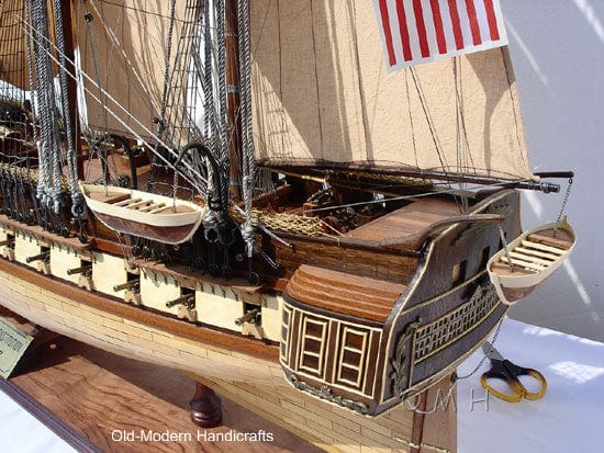 ALDO Hobbies & Creative Arts> Collectibles> Scale Model L: 72 W: 20 H: 60 Inches / NEW / Wood USS Constitution Exclusive Edition Xtra Large Tall Ship Wood Model Sailboat Assembled