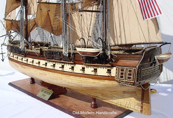 ALDO Hobbies & Creative Arts> Collectibles> Scale Model L: 72 W: 20 H: 60 Inches / NEW / Wood USS Constitution Exclusive Edition Xtra Large Tall Ship Wood Model Sailboat Assembled