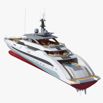 ALDO Hobbies & Creative Arts> Collectibles> Scale Model Large  Luxary Yacht Boat Galactica Super Nova Exlusive Edition  Model Assembled