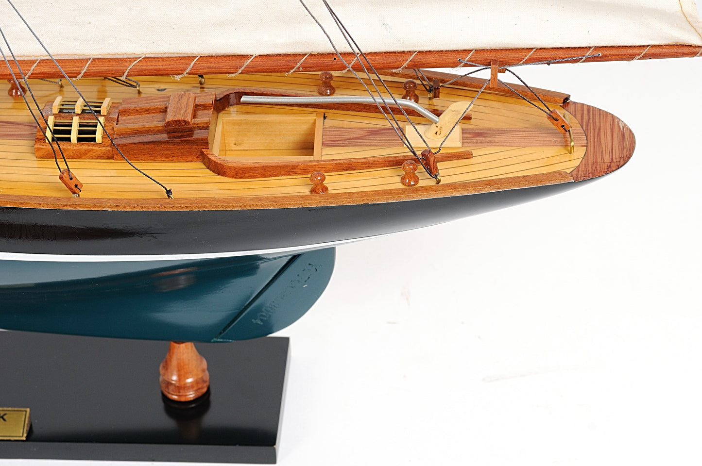 ALDO Hobbies & Creative Arts> Collectibles> Scale Model Pen Duick Painted Tall Ship Wood Model Sailboat Assembled