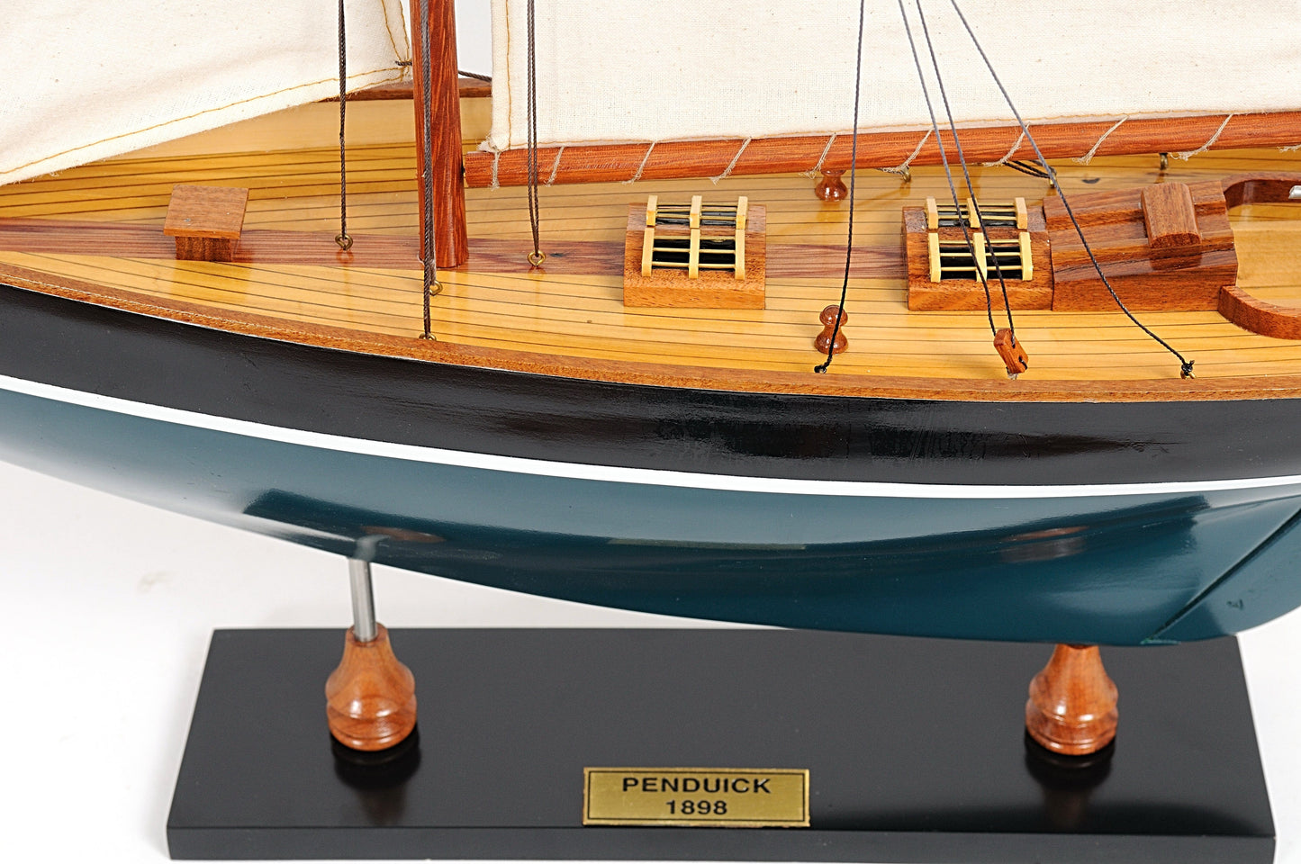 ALDO Hobbies & Creative Arts> Collectibles> Scale Model Pen Duick Painted Tall Ship Wood Model Sailboat Assembled