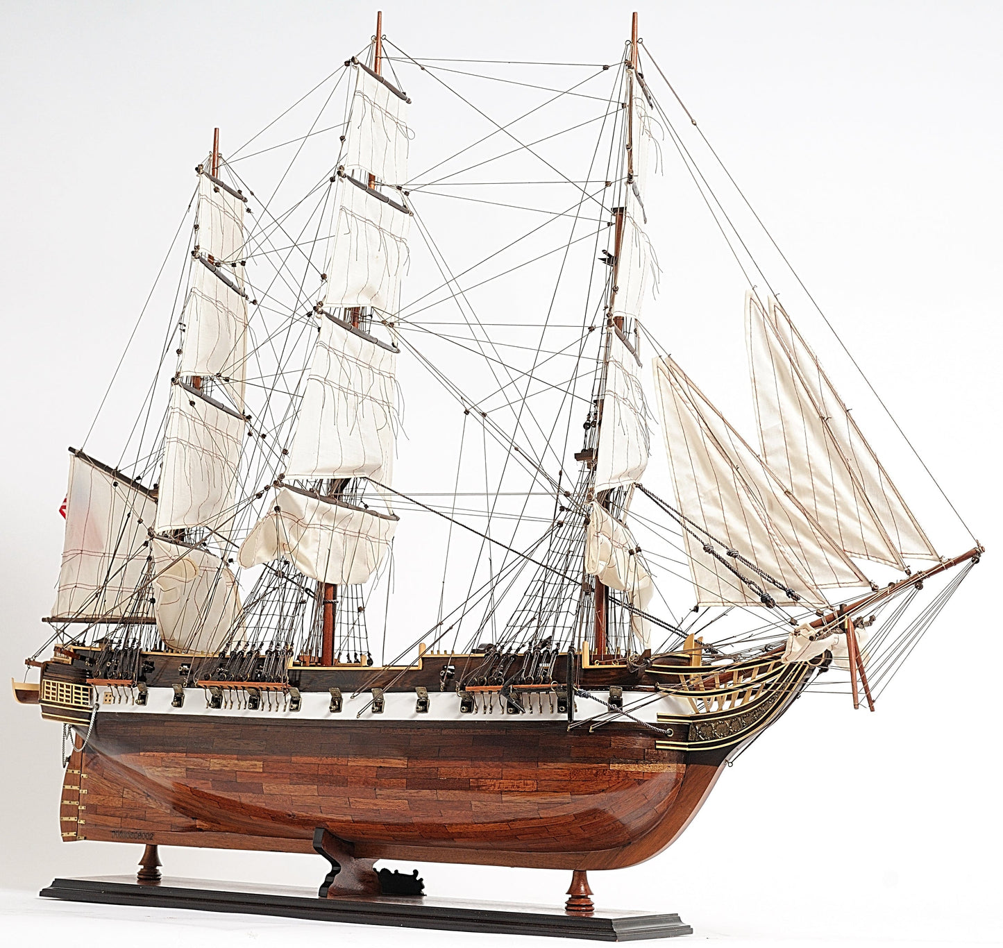 ALDO Hobbies & Creative Arts> Collectibles> Scale Model United States Navy USS Constellation Tall Ship  Wood Model Sailboat Assembled