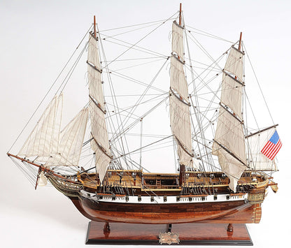 ALDO Hobbies & Creative Arts> Collectibles> Scale Model United States Navy USS Constellation Tall Ship  Wood Model Sailboat Assembled