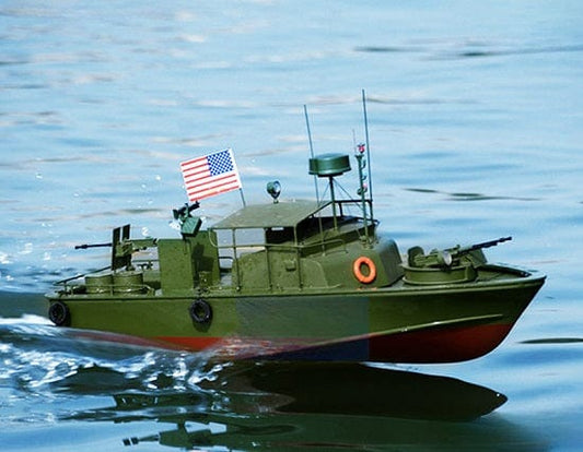 ALDO Hobbies & Creative Arts> Collectibles> Scale Model United States Navy Vietnam War Large PBR MKII Patrole River Assault Boat High Quality Replica Remote Controle Assembled