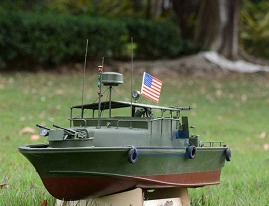 ALDO Hobbies & Creative Arts> Collectibles> Scale Model United States Navy Vietnam War Large PBR MKII Patrole River Assault Boat High Quality Replica Remote Controle Assembled