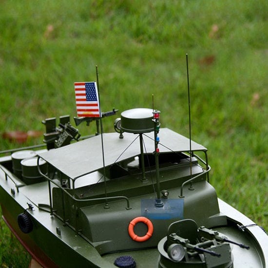 ALDO Hobbies & Creative Arts> Collectibles> Scale Model United States Navy Vietnam War Large PBR MKII Patrole River Assault Boat High Quality Replica Remote Controle Assembled