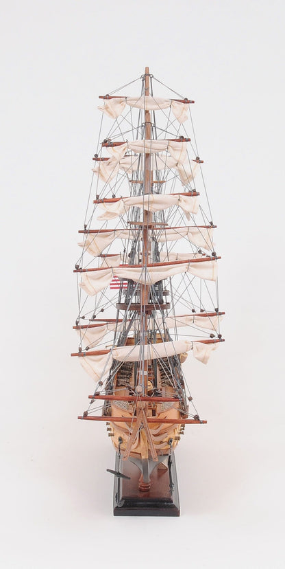 ALDO Hobbies & Creative Arts> Collectibles> Scale Model USS Constitution Old Ironsides Tall Ship Wood Small Model Sailboat Assembled