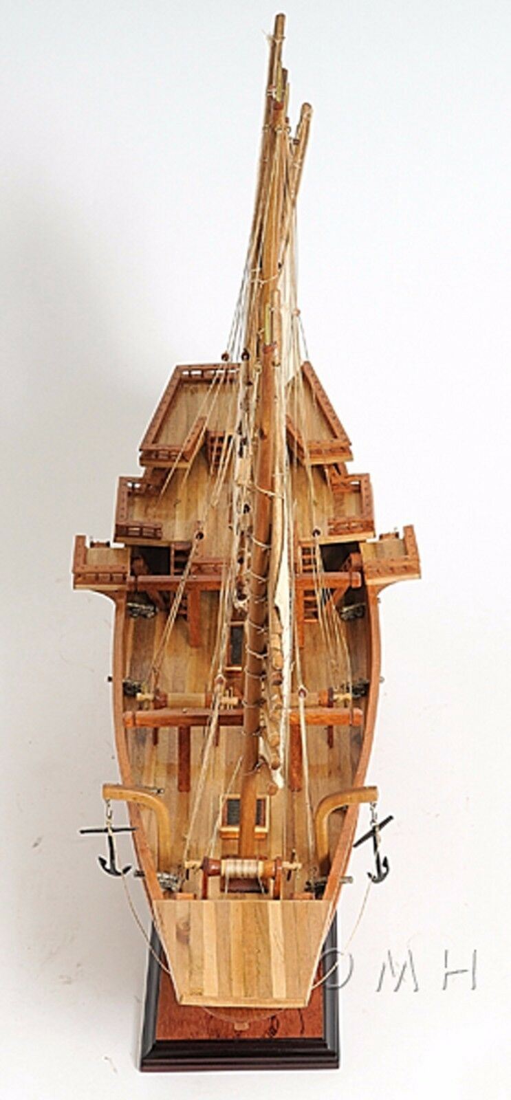 ALDO Hobbies & Creative Arts > Collectibles > Scale Models Chinese Junk Pirate Sailboat Wood Large Model Ship Assembled