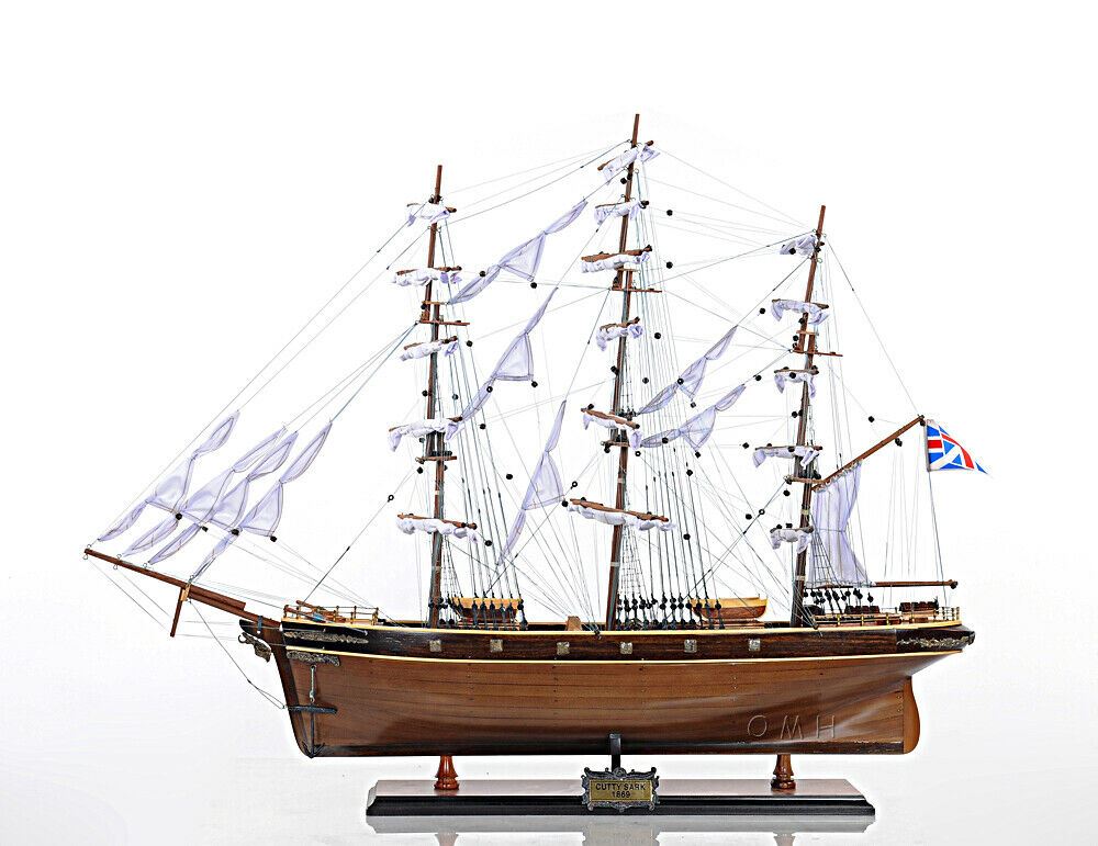 ALDO Hobbies & Creative Arts > Collectibles > Scale Models Cutty Sark China Clipper Tall Ship Large Wood Model Sailboat Assembled