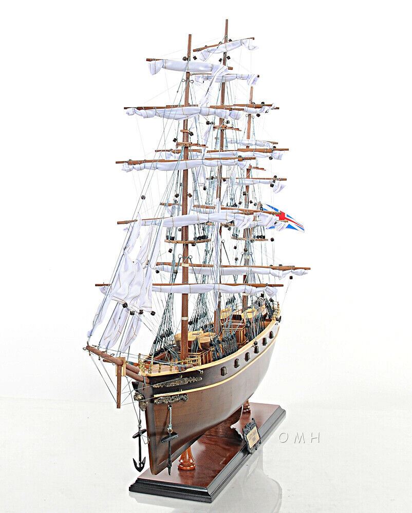 ALDO Hobbies & Creative Arts > Collectibles > Scale Models Cutty Sark China Clipper Tall Ship Large Wood Model Sailboat Assembled