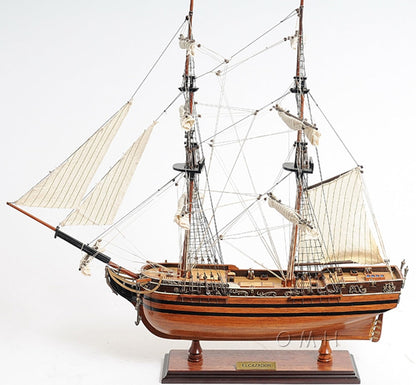 ALDO Hobbies & Creative Arts > Collectibles > Scale Models L: 24 W: 8 H: 24 Inches / NEW / Wood El Cazador The Hunter Spanish brig Tall Ship  Wood Model Sailboat Assembled