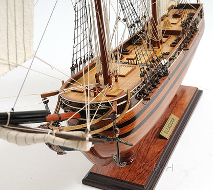 ALDO Hobbies & Creative Arts > Collectibles > Scale Models L: 24 W: 8 H: 24 Inches / NEW / Wood El Cazador The Hunter Spanish brig Tall Ship  Wood Model Sailboat Assembled