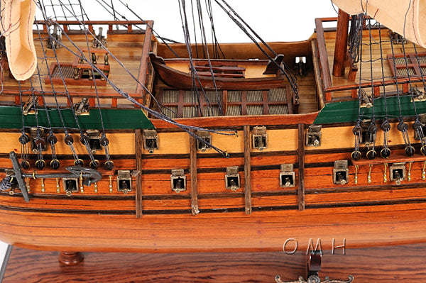 ALDO Hobbies & Creative Arts > Collectibles > Scale Models L: 28.5 W: 9.5 H: 26 Inches / NEW / Wood Friesland Dutch of  Great Fleet of the United Province of Holland Tall Ship Medium Wood Model Sailboat Assembled