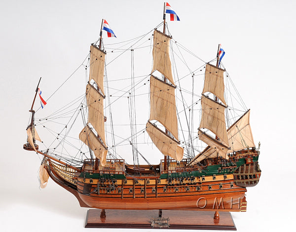 ALDO Hobbies & Creative Arts > Collectibles > Scale Models L: 28.5 W: 9.5 H: 26 Inches / NEW / Wood Friesland Dutch of  Great Fleet of the United Province of Holland Tall Ship Medium Wood Model Sailboat Assembled