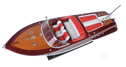 ALDO Hobbies & Creative Arts > Collectibles > Scale Models Radio Controlled Riva Aquarama With RC Motor Medium Model Ship Assembled