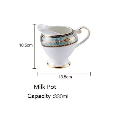 ALDO Home & Kitchen>Dinner Set New / Porcelain Royal Classic Coffee and Tea Set Baroque Style Art Hand Made Fine Porcelain 24 Karat  Gold Plated For Six  Person Comes in the Gift Box