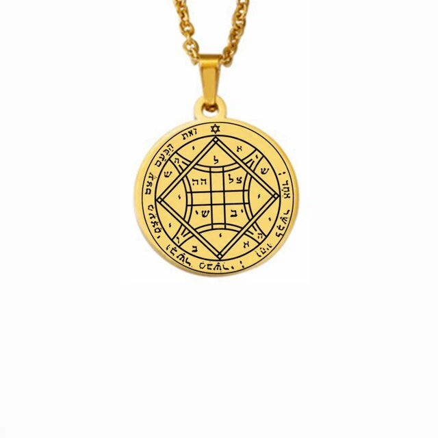 ALDO Jewelry King Solomon Seal Amulet Pendant Neklass for Pathway to Regaining Love and Live Life to Its Fullest