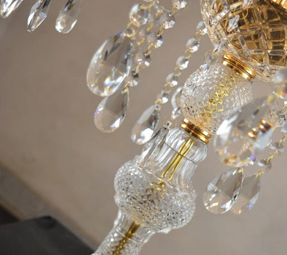 ALDO Lighting > Lamps Crystal  Large Sculptural Floor Lamp