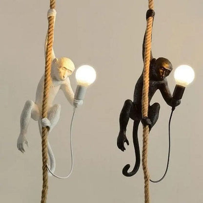 ALDO Lighting > Lighting Fixtures > Ceiling Light Fixtures Monkey Sculptural Electric Lamps Unlimited