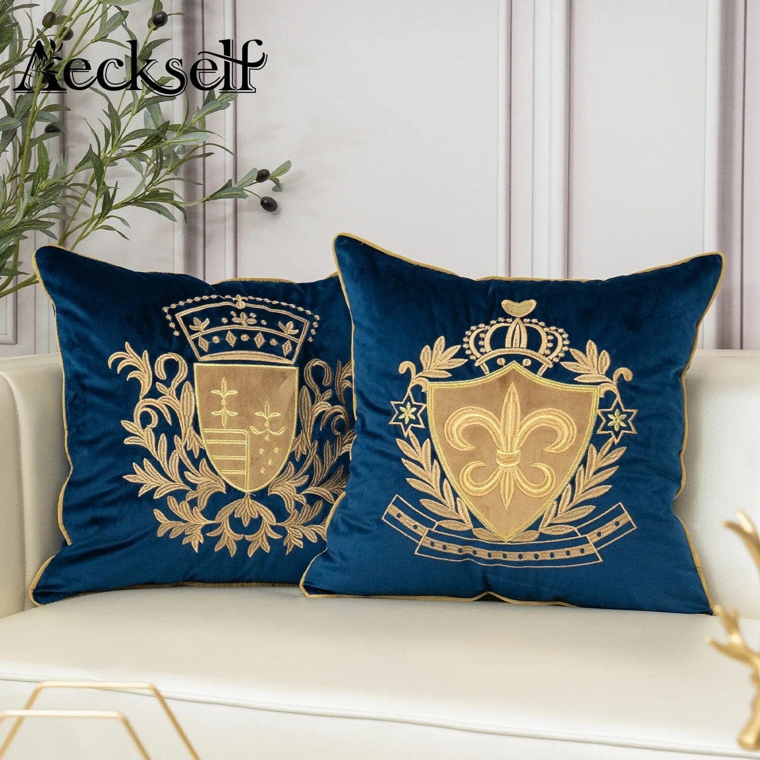 ALDO Linens & Bedding > Bedding > Pillowcases & Shams Royal Lily Decorative Woven Luxury Pillowcases