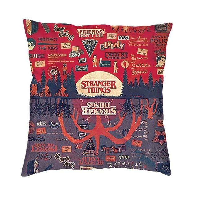 ALDO Linens & Bedding > Bedding > Pillowcases & Shams Stranger Things TV Show Modern Decorative Luxury Velvet Pillowcases Double side 3D Print