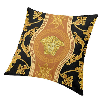 ALDO Linens & Bedding > Bedding > Pillowcases & Shams Versace Style Decorative Luxury Velvet Pillowcases With Golden Print