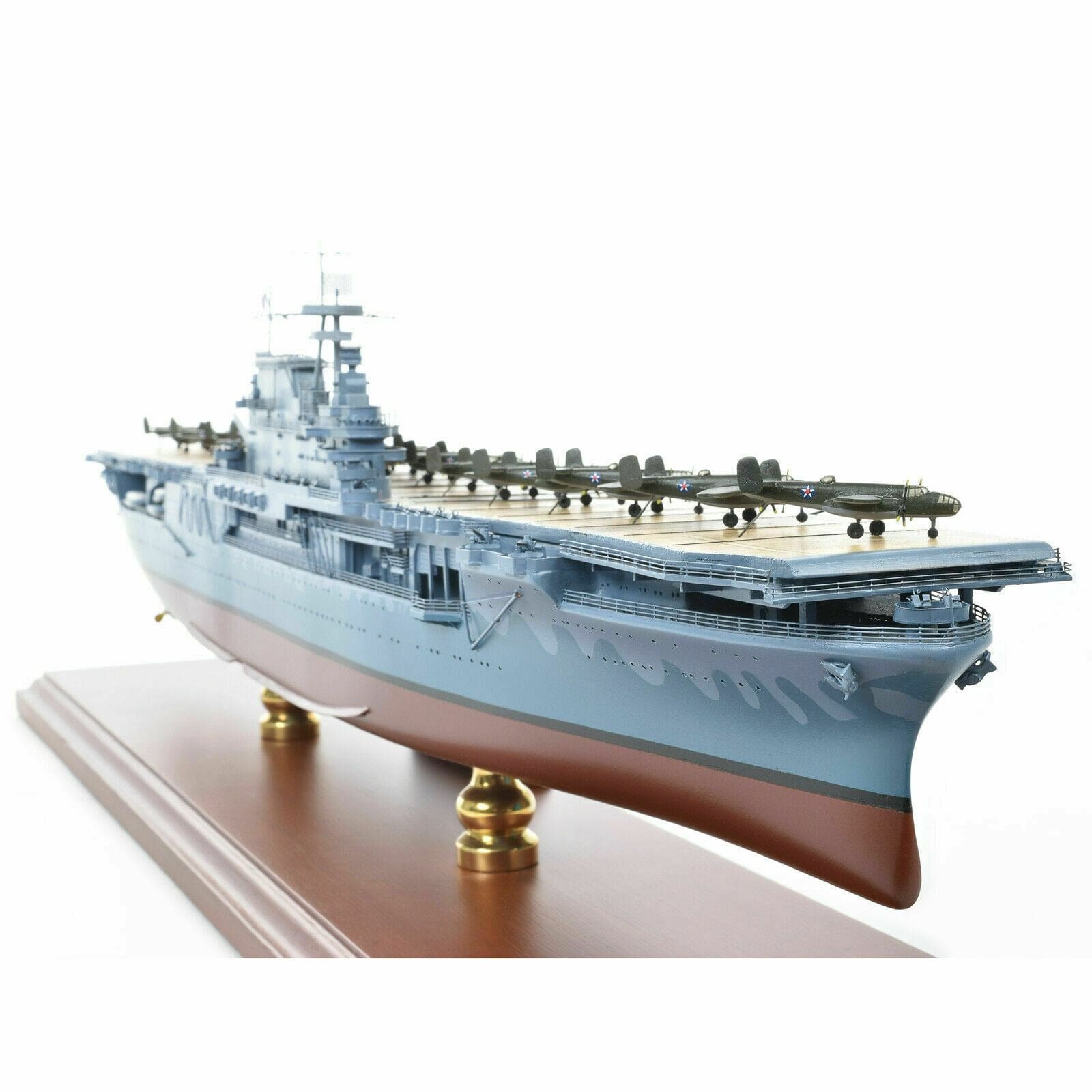 ALDO Military Ships Models US Navy Aircraft Carrier USS Hornet CV-8  Wood Model Military Ship Assembled