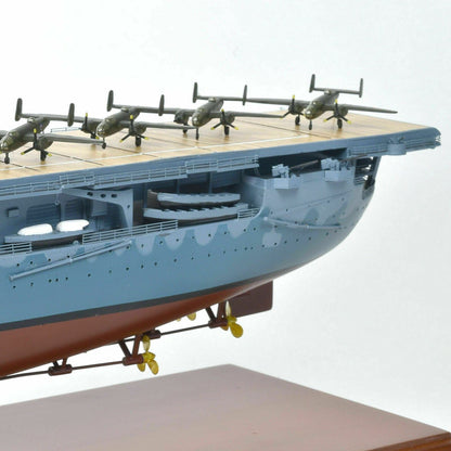 ALDO Military Ships Models US Navy Aircraft Carrier USS Hornet CV-8  Wood Model Military Ship Assembled