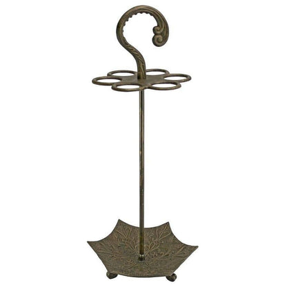 ALDO Parasols & Rain Umbrellas 13.5"Wx13.5"Dx31.5"H. 14 lbs. / NEW / foundry cast iron Victorian Style Foundry Cast Iron Walking Stick Holder