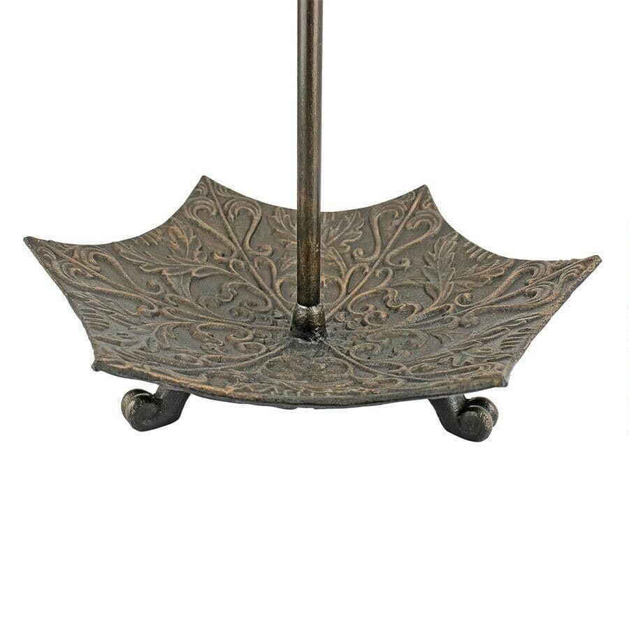 ALDO Parasols & Rain Umbrellas 13.5"Wx13.5"Dx31.5"H. 14 lbs. / NEW / foundry cast iron Victorian Style Foundry Cast Iron Walking Stick Holder