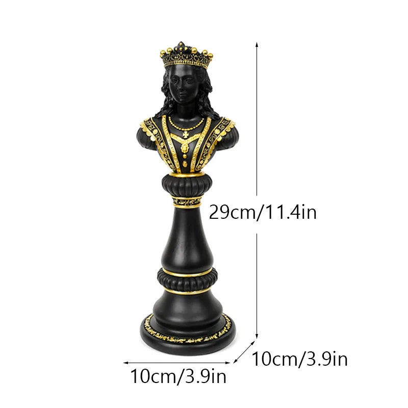 ALDO Party & Celebration > Party Supplies > Party Games Chess Decoration Collection Statues of Black and White King Knight and  Queen