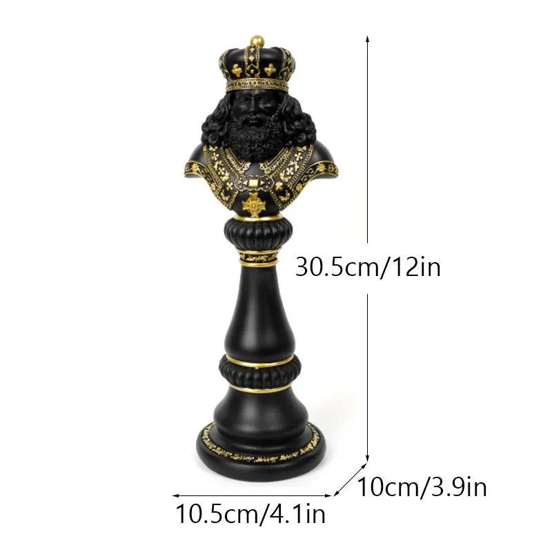 ALDO Party & Celebration > Party Supplies > Party Games Chess Decoration Collection Statues of Black and White King Knight and  Queen