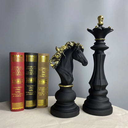 ALDO Party & Celebration > Party Supplies > Party Games Chess Decoration Collection Statues of Black and White King Knight and  Queen