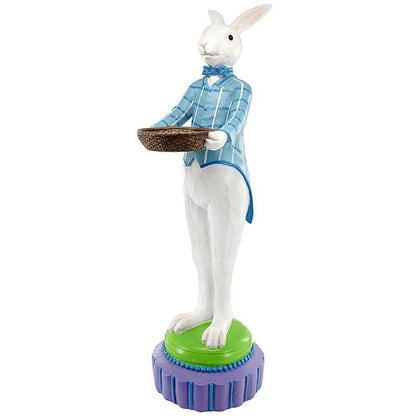 ALDO Tables > Accent Tables Easter Bunny Rabbit Butler Statue Sculptural Table