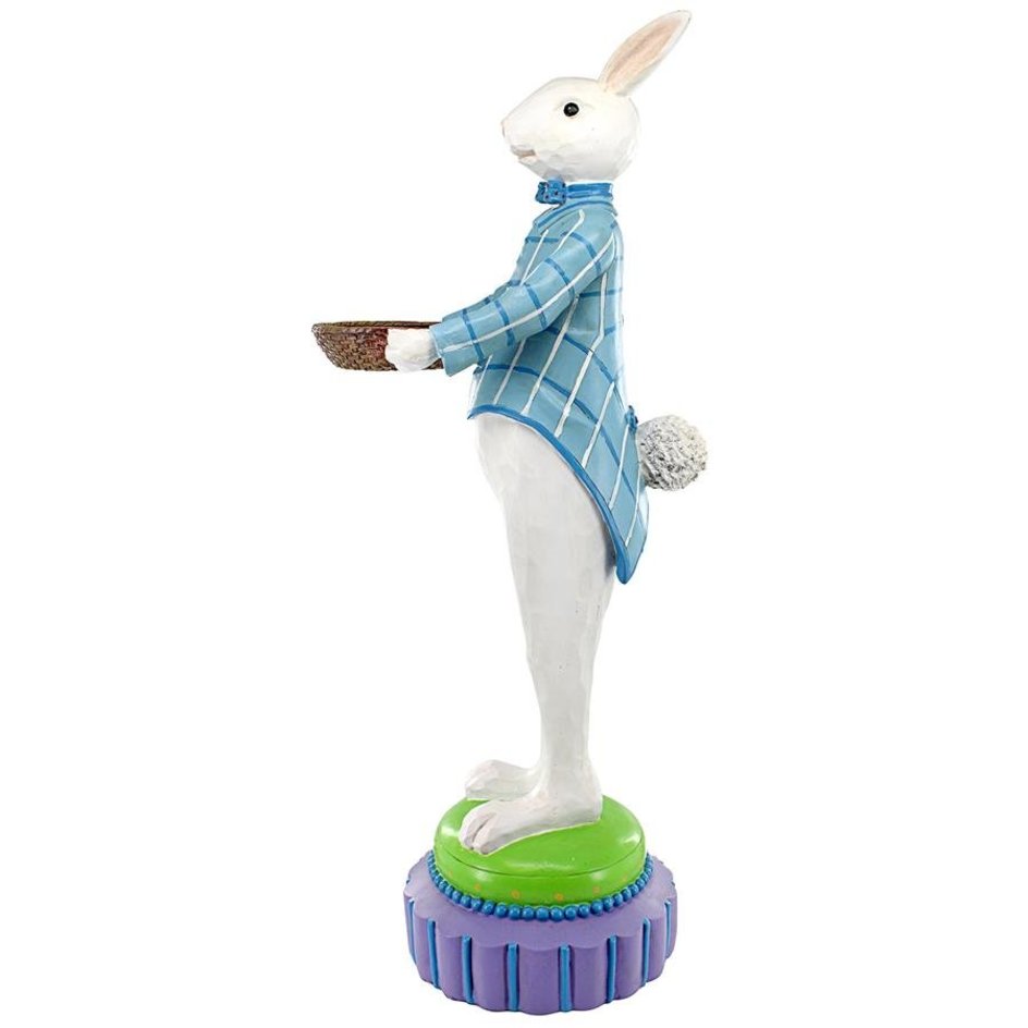 ALDO Tables > Accent Tables Easter Bunny Rabbit Butler Statue Sculptural Table