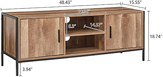 ALDO Tables > Accent Tables Modern Elegant Brown Affordable TV Stand  With Storage Cabinets